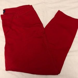 Red Harper Pixie cut Pants
